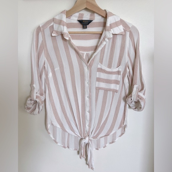 Mix by 41 Hawthorne Crop Blouse Size XS - Picture 1 of 4